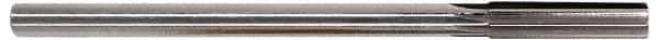 Alvord Polk - 1-1/8" Cobalt 10 Flute Chucking Reamer - Straight Flute, 7/8" Straight Shank, 2-7/8" Flute Length, 11" OAL - USA Tool & Supply