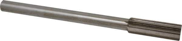 Interstate - 21mm High Speed Steel Chucking Reamer - Straight Flute, Straight Shank, 2-1/2" Flute Length, 9-1/2" OAL - USA Tool & Supply