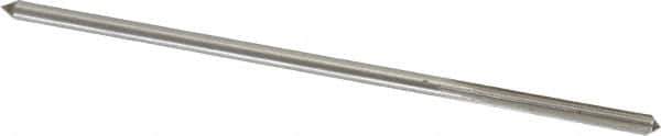 Interstate - 3.5mm High Speed Steel Chucking Reamer - Straight Flute, Straight Shank, 1" Flute Length, 4" OAL - USA Tool & Supply