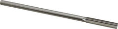 Interstate - 9mm High Speed Steel Chucking Reamer - Straight Flute, Straight Shank, 1-3/4" Flute Length, 7" OAL - USA Tool & Supply