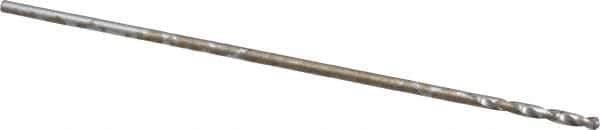 Chicago-Latrobe - #76 118° High Speed Steel Jobber Drill - Bright Finish, Right Hand Cut, Spiral Flute, Straight Shank, 7/8" OAL, Standard Point - USA Tool & Supply
