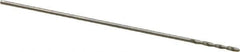 Chicago-Latrobe - #79 118° High Speed Steel Jobber Drill - Bright Finish, Right Hand Cut, Spiral Flute, Straight Shank, 3/4" OAL, Standard Point - USA Tool & Supply