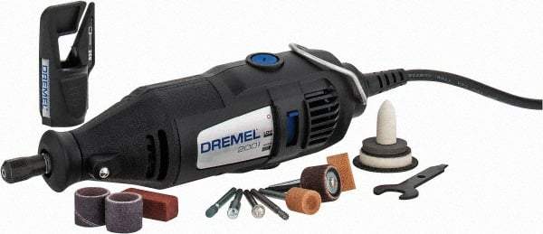 Dremel - 120 Volt, Electric Rotary Tool Kit - 15,000 to 35,000 RPM, 1.15 Amps - USA Tool & Supply