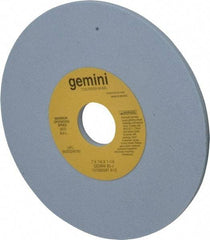 Norton - 7" Diam x 1-1/4" Hole x 1/4" Thick, J Hardness, 80 Grit Surface Grinding Wheel - Aluminum Oxide, Type 1, Medium Grade, 3,600 Max RPM, No Recess - USA Tool & Supply