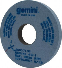 Norton - 16" Diam x 5" Hole x 2" Thick, I Hardness, 46 Grit Surface Grinding Wheel - Aluminum Oxide, Type 1, Coarse Grade, 2,030 Max RPM, No Recess - USA Tool & Supply