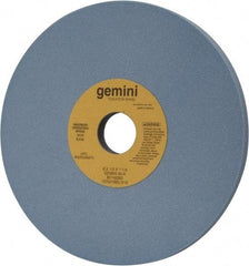 Norton - 8" Diam x 1-1/4" Hole x 1/2" Thick, K Hardness, 80 Grit Surface Grinding Wheel - Aluminum Oxide, Type 1, Medium Grade, 3,600 Max RPM, No Recess - USA Tool & Supply