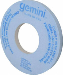 Norton - 12" Diam x 5" Hole x 1" Thick, J Hardness, 60 Grit Surface Grinding Wheel - Aluminum Oxide, Type 1, Medium Grade, 2,705 Max RPM, No Recess - USA Tool & Supply