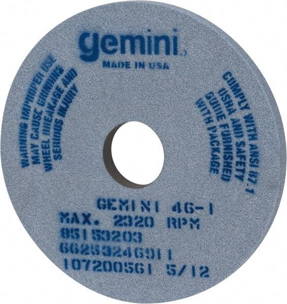 Norton - 14" Diam x 3" Hole x 1" Thick, I Hardness, 46 Grit Surface Grinding Wheel - Aluminum Oxide, Type 1, Coarse Grade, 2,320 Max RPM, No Recess - USA Tool & Supply