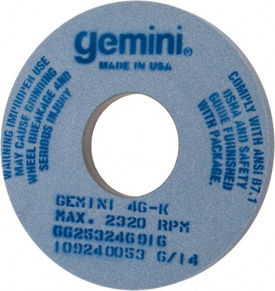 Norton - 14" Diam x 5" Hole x 1" Thick, K Hardness, 46 Grit Surface Grinding Wheel - Aluminum Oxide, Type 1, Coarse Grade, 2,320 Max RPM, No Recess - USA Tool & Supply