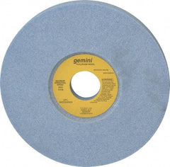 Norton - 7" Diam x 1-1/4" Hole x 3/4" Thick, K Hardness, 46 Grit Surface Grinding Wheel - Aluminum Oxide, Type 5, Coarse Grade, 3,600 Max RPM, One-Side Recess - USA Tool & Supply
