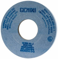 Norton - 14" Diam x 5" Hole x 1-1/2" Thick, J Hardness, 46 Grit Surface Grinding Wheel - Aluminum Oxide, Type 5, Coarse Grade, 2,320 Max RPM, One-Side Recess - USA Tool & Supply