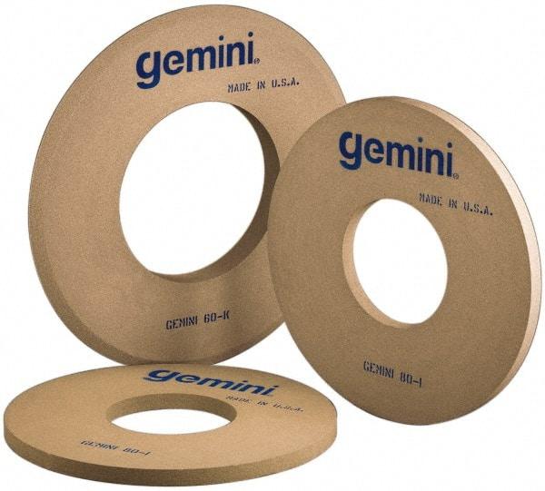 Norton - 20" Diam x 12" Hole x 2-1/2" Wide Centerless & Cylindrical Grinding Wheel - 80/120 Grit, Aluminum Oxide, Medium/Fine Grade - USA Tool & Supply