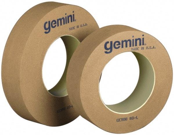 Norton - 20" Diam x 10" Hole x 6" Wide Centerless & Cylindrical Grinding Wheel - 46 Grit, Aluminum Oxide, Type 7, Coarse Grade, Vitrified Bond, Two Side Recess - USA Tool & Supply