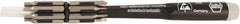 Wiha - 16 Piece, 1/4" Drive Screwdriver Micro Bit Set - #00 to #1 Phillips, 0.9 to 4mm Hex, 1.5, 2, 2.5 & 3mm Slotted - USA Tool & Supply