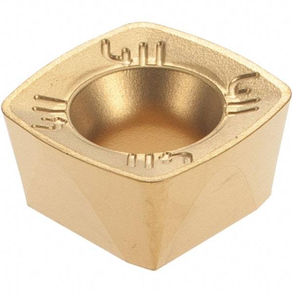 Kennametal - XDLT090412 Grade X500 Carbide Milling Insert - TiN/TiC/TiN Finish - USA Tool & Supply