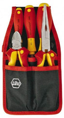 Wiha - 5 Piece Insulated Hand Tool Set - Comes in Belt Pack - USA Tool & Supply