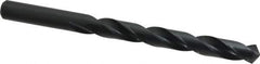 Chicago-Latrobe - 33/64" 118° High Speed Steel Jobber Drill - Oxide Finish, Right Hand Cut, Spiral Flute, Straight Shank, 6-5/8" OAL, Standard Point - USA Tool & Supply