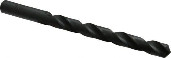 Chicago-Latrobe - Letter Y 118° High Speed Steel Jobber Drill - Oxide Finish, Right Hand Cut, Spiral Flute, Straight Shank, 5-1/4" OAL, Standard Point - USA Tool & Supply