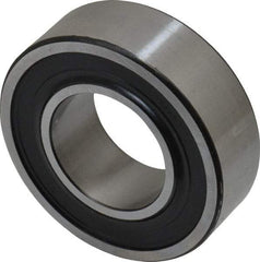 SKF - 30mm Bore Diam, 62mm OD, Double Seal Self Aligning Radial Ball Bearing - 20mm Wide, 2 Rows, Round Bore, 1,510 Lb Static Capacity, 5,350 Lb Dynamic Capacity - USA Tool & Supply