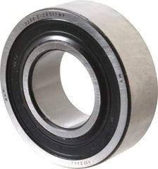 SKF - 30mm Bore Diam, 62mm OD, Double Seal Self Aligning Radial Ball Bearing - 20mm Wide, 2 Rows, Round Bore, 1,510 Lb Static Capacity, 5,350 Lb Dynamic Capacity - USA Tool & Supply