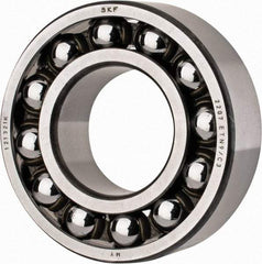 SKF - 35mm Bore Diam, 72mm OD, Open Self Aligning Radial Ball Bearing - 23mm Wide, 2 Rows, Round Bore, 1,980 Lb Static Capacity, 6,900 Lb Dynamic Capacity - USA Tool & Supply