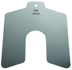 .4MMX75MMX75MM 300 SS SLOTTED SHIM - USA Tool & Supply