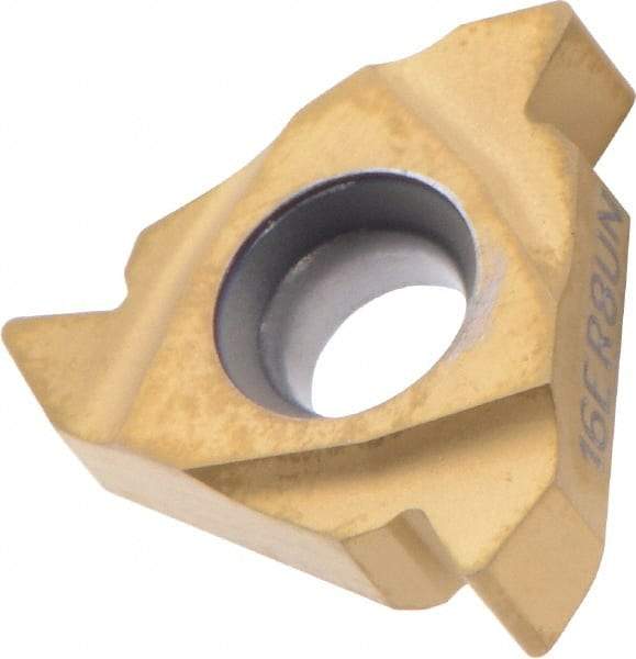 Seco - 16ER External Right Hand 8 UN Laydown Threading Insert - Grade CP200, TiAlN/TiN Coated Carbide - USA Tool & Supply