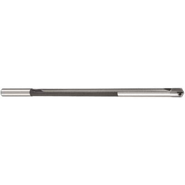 CJT - 27/32", 125° Point, Carbide-Tipped Straight Flute Drill Bit - USA Tool & Supply