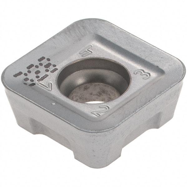 Iscar - QDMT120524 M Grade IC328 Carbide Milling Insert - TiCN Finish, 0.197" Thick, 1/2" Inscribed Circle, 2.4mm Corner Radius - USA Tool & Supply