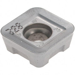 Iscar - QDMT120524 M Grade IC328 Carbide Milling Insert - TiCN Finish, 0.197" Thick, 1/2" Inscribed Circle, 2.4mm Corner Radius - USA Tool & Supply