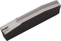 Kyocera - 2.20GMN Grade TN90, 2.2mm Cutting Width Cermet Grooving Insert - Neutral, 0.17mm Corner Radius, TiCN/NbC Finish - USA Tool & Supply