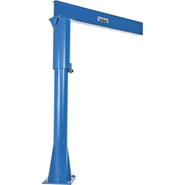Vestil - 2,000 Lb Load Capacity, Steel Jib Crane - 6' Span - USA Tool & Supply
