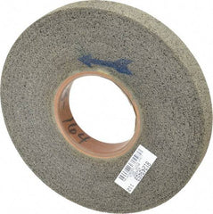 Brite Star - 8" Diam, 1" Face Width, 3" Center Hole, Fine Grade, Silicon Carbide Deburring Wheel - Convolute, Soft Density 6 Grade, 3,400 RPM - USA Tool & Supply