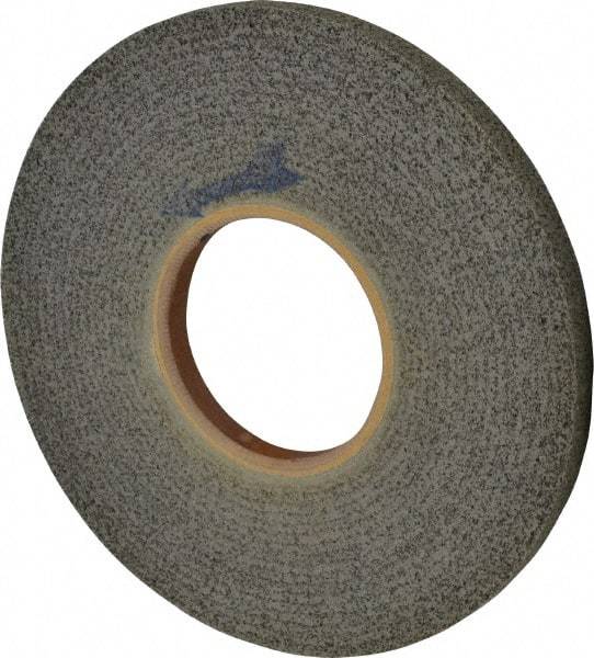 Brite Star - 8" Diam, 1/2" Face Width, 3" Center Hole, Fine Grade, Silicon Carbide Deburring Wheel - Convolute, Hard Density 8 Grade, 3,400 RPM - USA Tool & Supply