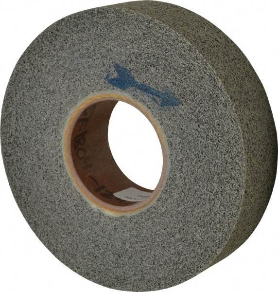 Brite Star - 8" Diam, 2" Face Width, 3" Center Hole, Fine Grade, Silicon Carbide Deburring Wheel - Convolute, Soft Density 7 Grade, 3,400 RPM - USA Tool & Supply