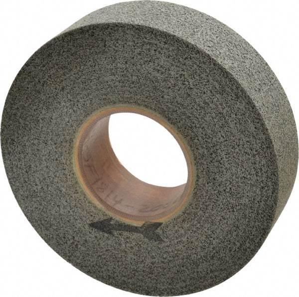 Brite Star - 8" Diam, 2" Face Width, 3" Center Hole, Fine Grade, Silicon Carbide Deburring Wheel - Convolute, Medium Density 8 Grade, 3,400 RPM - USA Tool & Supply