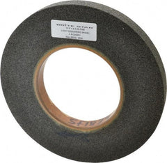 Brite Star - 10" Diam, 1" Face Width, 5" Center Hole, Fine Grade, Silicon Carbide Deburring Wheel - Convolute, Hard Density 8 Grade, 3,600 RPM - USA Tool & Supply