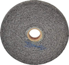 Brite Star - 6" Diam, 1/2" Face Width, 1" Center Hole, Medium Grade, Aluminum Oxide Deburring Wheel - Convolute, Soft Density 5 Grade, 6,000 RPM - USA Tool & Supply