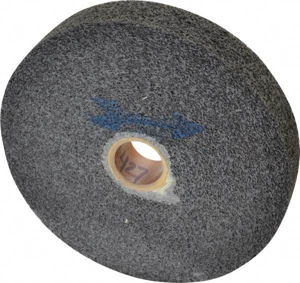 Brite Star - 6" Diam, 1" Face Width, 1" Center Hole, Fine Grade, Silicon Carbide Deburring Wheel - Convolute, Hard Density 8 Grade, 4,500 RPM - USA Tool & Supply