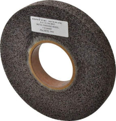 Brite Star - 8" Diam, 1" Face Width, 3" Center Hole, Medium Grade, Aluminum Oxide Deburring Wheel - Convolute, Medium Density 6 Grade, 4,500 RPM - USA Tool & Supply