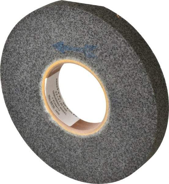 Brite Star - 8" Diam, 1" Face Width, 3" Center Hole, Fine Grade, Silicon Carbide Deburring Wheel - Convolute, Extra Hard Density 9 Grade, 3,400 RPM - USA Tool & Supply