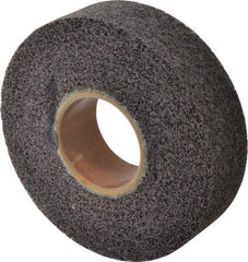 Brite Star - 8" Diam, 2" Face Width, 3" Center Hole, Medium Grade, Aluminum Oxide Deburring Wheel - Convolute, Hard Density 8 Grade, 4,500 RPM - USA Tool & Supply