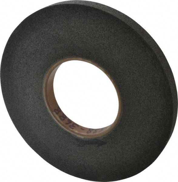 Brite Star - 12" Diam, 1" Face Width, 5" Center Hole, Fine Grade, Silicon Carbide Deburring Wheel - Convolute, Extra Hard Density 9 Grade, 2,100 RPM - USA Tool & Supply