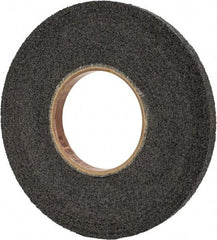 Brite Star - 12" Diam, 1" Face Width, 5" Center Hole, Medium Grade, Silicon Carbide Deburring Wheel - Convolute, Hard Density 8 Grade, 2,100 RPM - USA Tool & Supply