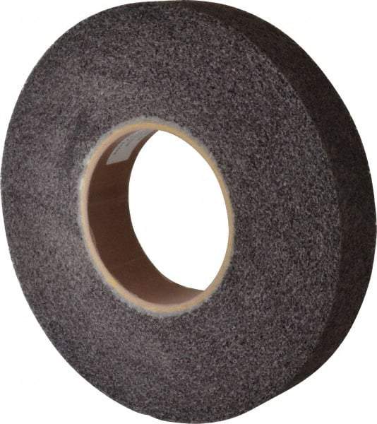 Brite Star - 12" Diam, 2" Face Width, 5" Center Hole, Medium Grade, Aluminum Oxide Deburring Wheel - Convolute, Soft Density 5 Grade, 3,000 RPM - USA Tool & Supply