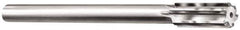 Made in USA - 0.3135" Carbide-Tipped 4 Flute Chucking Reamer - Straight Flute, 1-1/2" Straight Shank, 1-1/2" Flute Length, 6" OAL - USA Tool & Supply