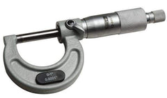 SPI - 200 to 225mm Range, 0.01mm Graduation, Mechanical Outside Micrometer - Ratchet Stop Thimble, Accurate to 0.008mm - USA Tool & Supply