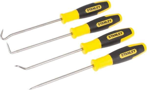 Stanley - 4 Piece Hook & Probe Set - Steel - USA Tool & Supply