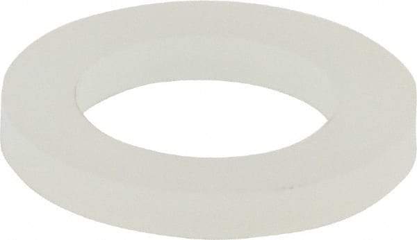 Made in USA - 5/16" Screw, Grade 6/6 Nylon Standard Flat Washer - 8.05mm ID x 1/2" OD, 1.57mm Thick - USA Tool & Supply
