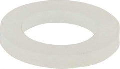 Made in USA - 5/16" Screw, Grade 6/6 Nylon Standard Flat Washer - 8.05mm ID x 1/2" OD, 1.57mm Thick - USA Tool & Supply